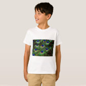 孔雀の羽 Tシャツ (正面フル)