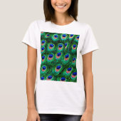 孔雀の羽_ Tシャツ (正面)
