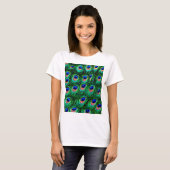 孔雀の羽_ Tシャツ (正面フル)