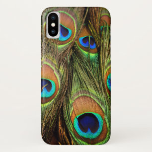 孔雀の羽iPhone Xケース iPhone X ケース