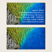 孔雀の羽IVカラフル抽象芸術自然 (正面&裏面)