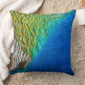 孔雀の羽IVカラフル抽象芸術自然 クッション (ブランケット)