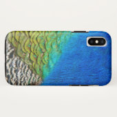 孔雀の羽IVカラフル抽象芸術自然 Case-Mate iPhoneケース (裏面(横))