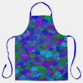 孔雀の色 エプロン (正面)