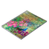 孔雀の花と音楽 ノートブック (左側)