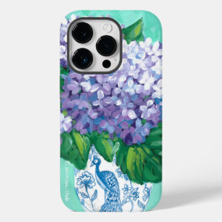孔雀の花瓶のアジサイ Case-Mate iPhone 14 PROケース