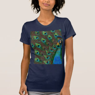 孔雀の芸術のTシャツ Tシャツ
