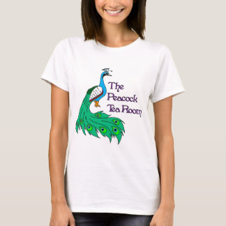 孔雀の茶部屋のロゴの女性Tシャツ Tシャツ
