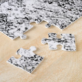 孔雀の蝶の写真 ジグソーパズル (側面)