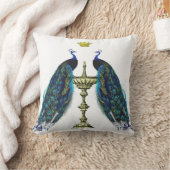 孔雀の装飾用クッション クッション (ブランケット)