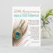 孔雀の記念日 招待状 (スタンド正面)