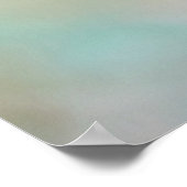 孔雀の誇りを持った求愛のディスプレーとカラフルして ポスター (角)