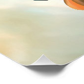 孔雀の誇りを持った求愛のディスプレーとカラフルして ポスター (コーナー)