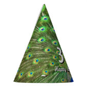 孔雀の誕生日 パーティーハット (左)