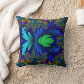 孔雀の鉱石3 数々の - クッション (ブランケット)