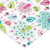 孔雀の鳥およびフクロウ テーブルクロス (アングル)