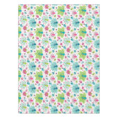 孔雀の鳥およびフクロウ テーブルクロス (正面)