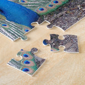 孔雀の鳥のパズル ジグソーパズル (側面)