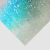 孔雀の鳥の水の色の壁アートデコップページ 薄葉紙 (詳細)