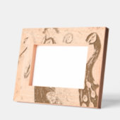 孔雀の鳥 レーザー彫刻フレーム (左)