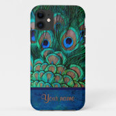 孔雀のiphone 5の場合 Case-Mate iPhoneケース (裏面)