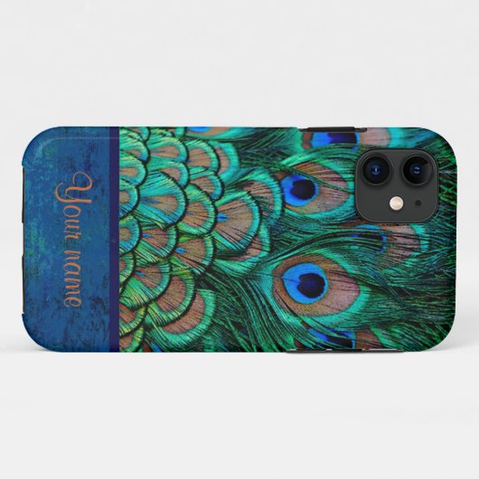 孔雀のiphone 5の場合 Case-Mate iPhoneケース (裏面(横))