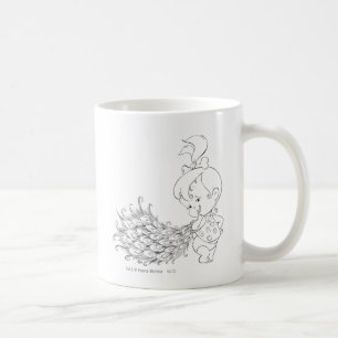 孔雀のPEBBLES™ コーヒーマグカップ