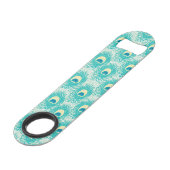 孔雀はパターンに羽をつけます スピード栓抜き (正面アングル)