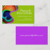 孔雀は名刺に羽をつけます 名刺 (正面/裏面)