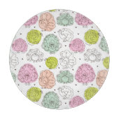 孔雀は壁紙のヴィンテージをからかいます カッティングボード (正面)