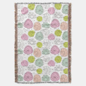 孔雀は壁紙のヴィンテージをからかいます スローブランケット (正面縦)