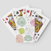 孔雀は壁紙のヴィンテージをからかいます トランプ (裏面)