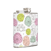 孔雀は壁紙のヴィンテージをからかいます フラスク (右)