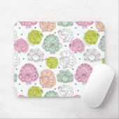 孔雀は壁紙のヴィンテージをからかいます マウスパッド (マウス)