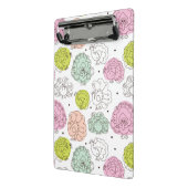 孔雀は壁紙のヴィンテージをからかいます ミニクリップボード (アングル2)