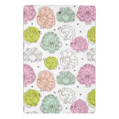 孔雀は壁紙のヴィンテージをからかいます ミニクリップボード (裏面)