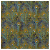 孔雀は織物に羽をつけます ファブリック (クローズアップ)