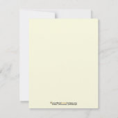 孔雀は羽をつけます平たい箱(Giada De Laurentiis)に ノートカード (裏面)