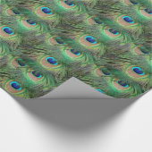 孔雀は3包装紙に羽をつけます ラッピングペーパー (角)