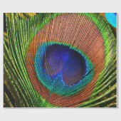 孔雀は6A-6B選択包装紙に羽をつけます ラッピングペーパー (フラット)