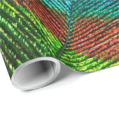 孔雀は6A-6B選択包装紙に羽をつけます ラッピングペーパー (ロールコーナー)