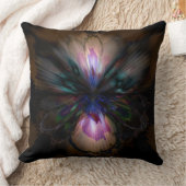 孔雀アイリス クッション (ブランケット)