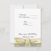 孔雀アートヌーボー 出欠カード (裏面)