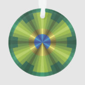 孔雀イリュージョンアクリルオーナメント オーナメント (裏面)