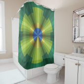 孔雀イリュージョンシャワーカーテン シャワーカーテン (インサイチュ)