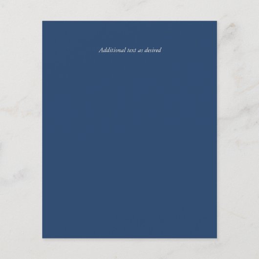 孔雀エレガント羽の結婚式の招待予算 (裏面)