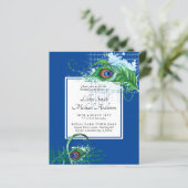 孔雀エレガント羽の結婚式の招待予算 (スタンド正面)