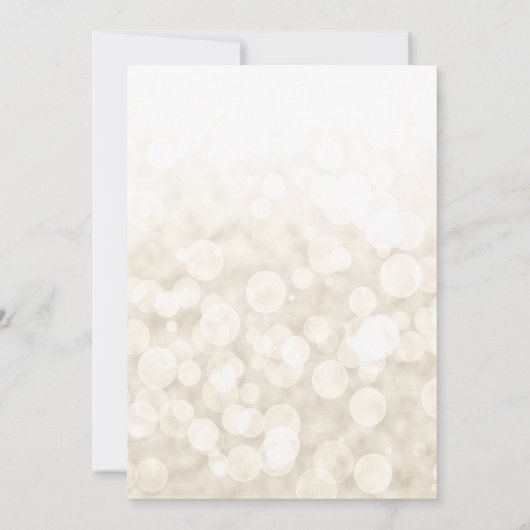 孔雀エレガント羽リハーサルディナー 招待状 (裏面)