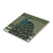 孔雀エレガント鳥の愛好家 タイル (側面)