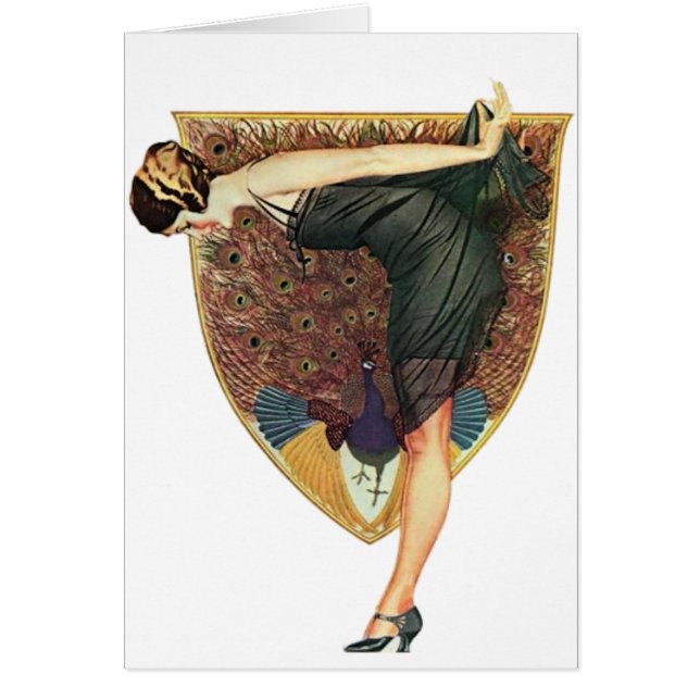 孔雀エンブレム付きフラッパー (正面)